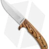 Boker Magnum Elk Hunter Fixed Blade Knife Zebra Wood (4.2" Satin)