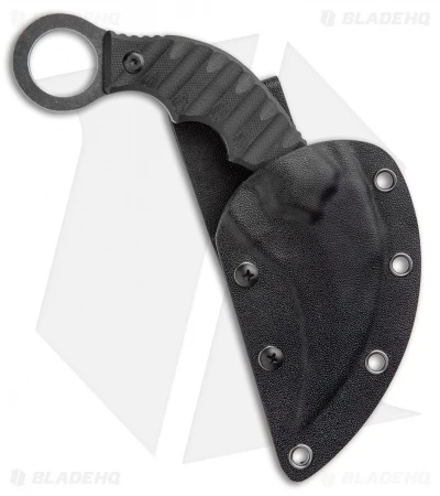 Boker Magnum Hotel Romeo Karambit Fixed Blade Knife Black G-10 (3" Black Serr) 5 Boker Magnum Hotel Romeo Karambit Fixed Blade Knife Black G-10 (3" Black Serr) - Image 3