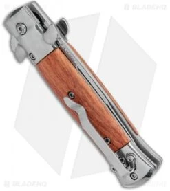 Boker Magnum Italian Classic Small Spring Assist Knife Rosewood (3.3" Polish) -Boker Boker Magnum Italian Classic Small SA Rosewood Polish 01LL110 BHQ 125062 jr side