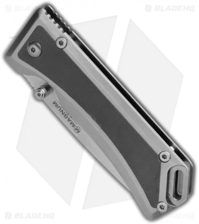 Boker Magnum Metal Frame Lock Knife Gray G-10 (3.4" Satin) 01MB704 4 Boker Magnum Metal Frame Lock Knife Gray G-10 (3.4" Satin) 01MB704 - Image 2
