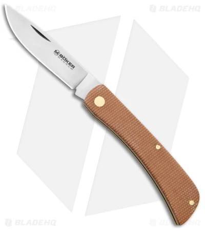Boker Magnum Rangebuster Slip Joint Knife Brown Micarta (3" Satin) 01RY143 3 Boker Magnum Rangebuster Slip Joint Knife Brown Micarta (3" Satin) 01RY143