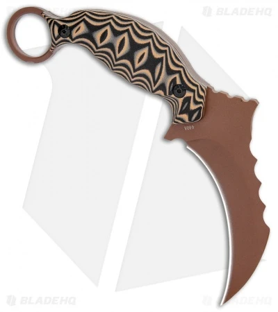 Boker Magnum Raptors Claw Fixed Blade Black/Orange G-10 (4.5" Brown) BOM02SC032 4 Boker Magnum Raptors Claw Fixed Blade Black/Orange G-10 (4.5" Brown) BOM02SC032 - Image 2