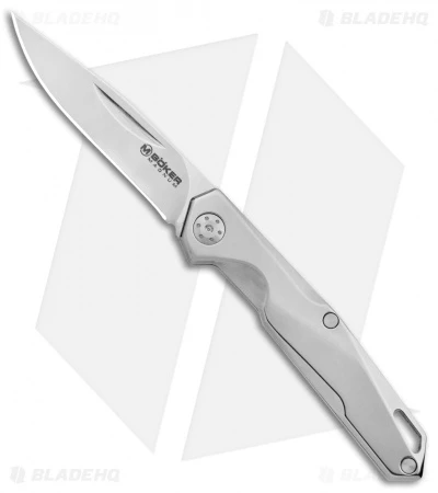 Boker Magnum Shiny EDC Slip Joint Knife Stainless Steel (2.3" Satin ) 01SC086 3 Boker Magnum Shiny EDC Slip Joint Knife Stainless Steel (2.3" Satin ) 01SC086