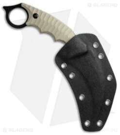 Boker Magnum Spike Karambit Fixed Blade Knife Tan G-10 (3.75" Black) 02SC028 -Boker Boker Magnum Spike Karambit Tan Black 02SC028 BHQ 49551 jr sheath