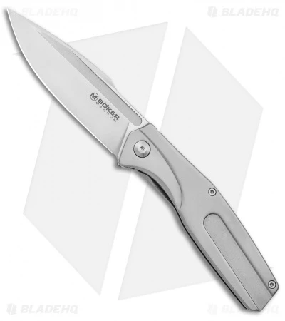 Boker Magnum The Milled One Frame Lock Knife Steel (3.5" Satin) 3 Boker Magnum The Milled One Frame Lock Knife Steel (3.5" Satin)