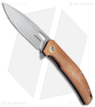 Boker Magnum Toxicofera Liner Lock Knife Micarta Brown (3.4" SW) 01SC005 3 Boker Magnum Toxicofera Liner Lock Knife Micarta Brown (3.4" SW) 01SC005