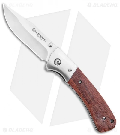 Boker Magnum Tsar Liner Lock Knife Rosewood (3.3" Satin) 01SC077 3 Boker Magnum Tsar Liner Lock Knife Rosewood (3.3" Satin) 01SC077