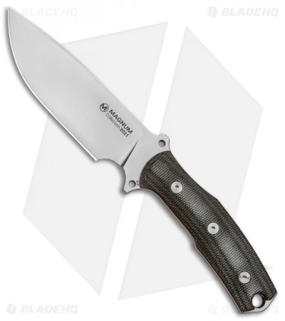 Boker Magnum Vox 2021 Collection Fixed Blade Knife Black Micarta (5.3" Satin) 3 Boker Magnum Vox 2021 Collection Fixed Blade Knife Black Micarta (5.3" Satin)