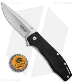 Boker Marlowe KMP22 Frame Lock Knife Black G-10 (3.1" Stonewash) 110658 9 Boker Marlowe KMP22 Frame Lock Knife Black G-10 (3.1" Stonewash) 110658 -Boker Boker Marlowe KMP22 LL Black G 10 SW 110658 BHQ 71443 jr bottlecap