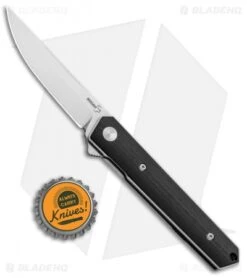 Boker Mini Kwaiken Flipper Folding Knife Black G-10 (3.13" Stonewash D2) 01BO268 9 Boker Mini Kwaiken Flipper Folding Knife Black G-10 (3.13" Stonewash D2) 01BO268 -Boker Boker Mini Kwaiken Black G 10 SW 01BO268 BHQ 90309 jr bottlecap