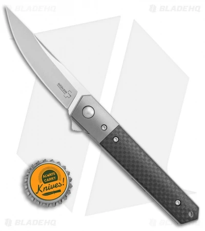 Boker Mini Kwaiken Exclusive Tuxedo Flipper Knife CF/Titanium (3" Satin VG-10) 6 Boker Mini Kwaiken Exclusive Tuxedo Flipper Knife CF/Titanium (3" Satin VG-10) - Image 4