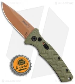 Boker Mini Strike Desert Warrior Automatic Knife (2.6" Copper D2) 9 Boker Mini Strike Desert Warrior Automatic Knife (2.6" Copper D2) -Boker Boker Mini Strike Auto OD Green Copper 01BO438NSOI BHQ 99631 jr bottlecap