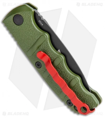 Boker Mini Warhawk Kalashnikov Dagger Automatic Knife Green (2.5" Black D2) 5 Boker Mini Warhawk Kalashnikov Dagger Automatic Knife Green (2.5" Black D2) - Image 3