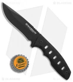 Boker Magnum Oblong Hole Fixed Blade Knife Black Neoprene (3.3" Black) 02RY689 9 Boker Magnum Oblong Hole Fixed Blade Knife Black Neoprene (3.3" Black) 02RY689 -Boker Boker Oblong Hole Black Neoprene Black BHQ 86603 er bottlecap
