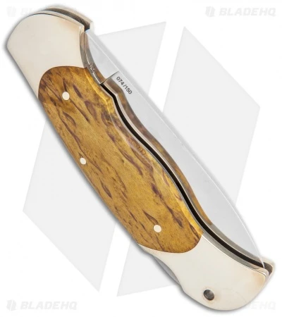 Boker Optima 150th Anniversary Lockback Knife Curly Birch Wood 115122 5 Boker Optima 150th Anniversary Lockback Knife Curly Birch Wood 115122 - Image 3