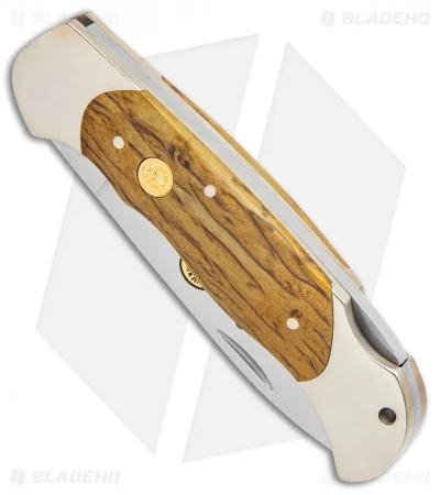 Boker Optima 150th Anniversary Lockback Knife Curly Birch Wood 115122 4 Boker Optima 150th Anniversary Lockback Knife Curly Birch Wood 115122 - Image 2