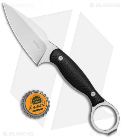 Boker Plus Accomplice Fixed Blade Knife Black G-10 (3.1" Satin) 6 Boker Plus Accomplice Fixed Blade Knife Black G-10 (3.1" Satin) - Image 4