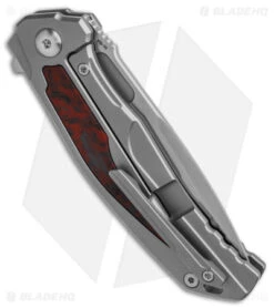 Boker Plus Aphex Mini Frame Lock Knife Titanium/Red Marble CF (3" Satin) 1BO197 8 Boker Plus Aphex Mini Frame Lock Knife Titanium/Red Marble CF (3" Satin) 1BO197 -Boker Boker Plus Aphex Mini Frame Lock Knife Ti Red Marble CF BHQ 131449 td side