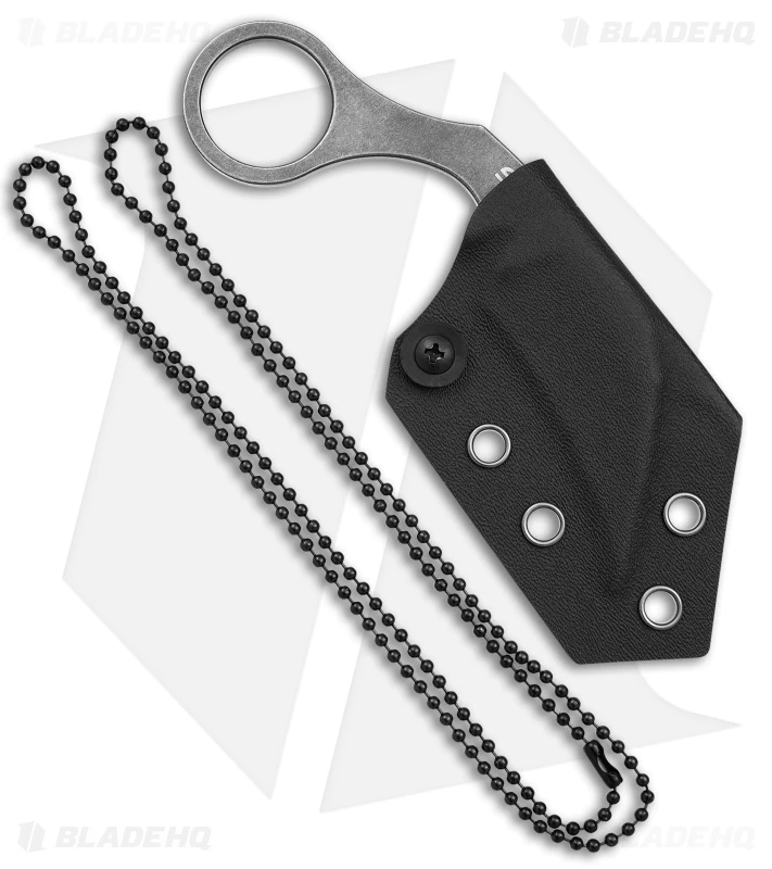 Boker Plus Bad Moon Karambit Fixed Blade Knife (2.4" Gray Stonewash) 02BO078 5 Boker Plus Bad Moon Karambit Fixed Blade Knife (2.4" Gray Stonewash) 02BO078 - Image 3