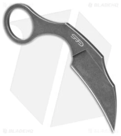 Boker Plus Bad Moon Karambit Fixed Blade Knife (2.4" Gray Stonewash) 02BO078 7 Boker Plus Bad Moon Karambit Fixed Blade Knife (2.4" Gray Stonewash) 02BO078 -Boker Boker Plus Bad Moon Karambit FBK 2in Gray SW BHQ 146736 td spine large