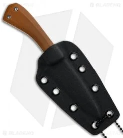 Boker Plus GoBag Fixed Blade Knife Brown G-10 (3.6" Satin) 02BO009 -Boker Boker Plus Bugout Brown G 10 Satin 02BO009 BHQ 90318 jr sheath