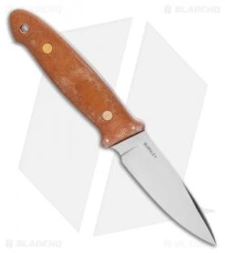Boker Plus Burnley Cub Pro Fixed Blade Knife Brown Micarta (3.75" Satin) 02BO029 7 Boker Plus Burnley Cub Pro Fixed Blade Knife Brown Micarta (3.75" Satin) 02BO029 -Boker Boker Plus Burnley Cub Pro Fixed Blade Knife Brown Micarta 3.75 Satin 02BO029 BHQ 125053 LS Spine