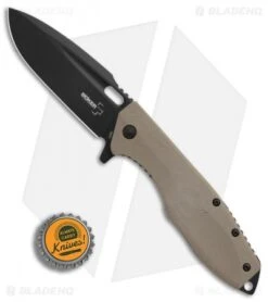 Boker Plus Caracal Flipper Liner Lock Knife Brown G-10 (3.5" Black) 01BO759 9 Boker Plus Caracal Flipper Liner Lock Knife Brown G-10 (3.5" Black) 01BO759 -Boker Boker Plus Caracal Brown G10 black BHQ 86577 er bottlecap