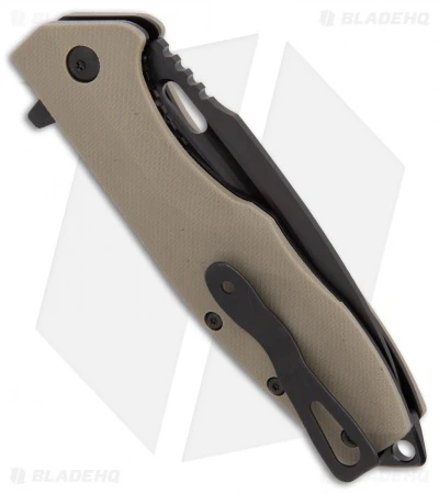 Boker Plus Caracal Flipper Liner Lock Knife Brown G-10 (3.5" Black) 01BO759 4 Boker Plus Caracal Flipper Liner Lock Knife Brown G-10 (3.5" Black) 01BO759 - Image 2