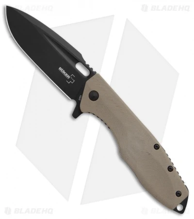 Boker Plus Caracal Flipper Liner Lock Knife Brown G-10 (3.5" Black) 01BO759 3 Boker Plus Caracal Flipper Liner Lock Knife Brown G-10 (3.5" Black) 01BO759