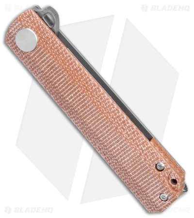 Boker Plus Cataclyst Frame Lock Knife Brown Micarta (3" Damascus) 4 Boker Plus Cataclyst Frame Lock Knife Brown Micarta (3" Damascus) - Image 2