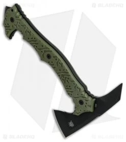 Boker Plus Chicken Hawk 9" Tomahawk Axe OD Green G-10 / SK5 Steel 09BO114 7 Boker Plus Chicken Hawk 9" Tomahawk Axe OD Green G-10 / SK5 Steel 09BO114 -Boker Boker Plus Chicken Hawk 9in tomahawk axe OD Green G10 BHQ 52388 er side