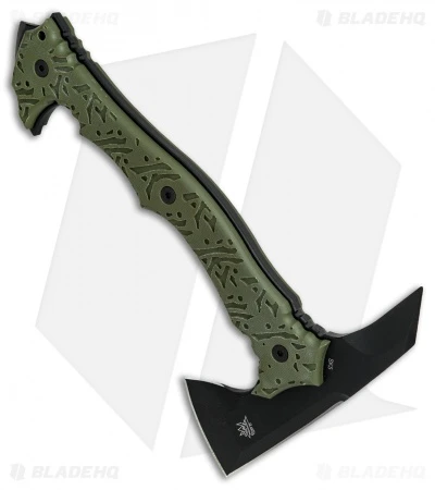Boker Plus Chicken Hawk 9" Tomahawk Axe OD Green G-10 / SK5 Steel 09BO114 4 Boker Plus Chicken Hawk 9" Tomahawk Axe OD Green G-10 / SK5 Steel 09BO114 - Image 2