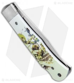 Boker Plus Lockback Frazetta "Ghoul Queen" Knife (3.75" Satin) 01BO653 8 Boker Plus Lockback Frazetta "Ghoul Queen" Knife (3.75" Satin) 01BO653 -Boker Boker Plus Frazetta Ghoul Queen LB Satin 01BO653 BHQ 94338 jr side