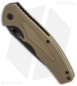 Boker Plus Gemini NGA Spring Assisted Knife Coyote (3.5" Black) 01BO501 8 Boker Plus Gemini NGA Spring Assisted Knife Coyote (3.5" Black) 01BO501 -Boker Boker Plus Gemini NGA Coyote black BHQ 80766 er spine