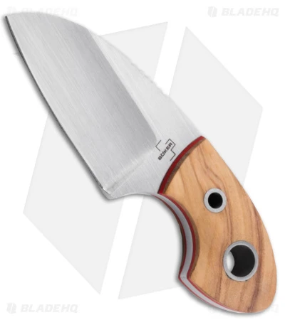 Boker Plus Gnome Fixed Blade Knife Brown Olive Wood (2.2" D2 ) 74 01BO322 3 Boker Plus Gnome Fixed Blade Knife Brown Olive Wood (2.2" D2 ) 74 01BO322