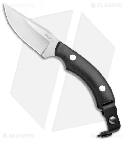 Boker Plus J-Bite Knife Fixed Blade Black G-10 (3.375" Satin) 02BO046 3 Boker Plus J-Bite Knife Fixed Blade Black G-10 (3.375" Satin) 02BO046