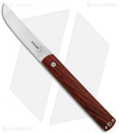 Boker Plus Kansei Wasabi Slip Joint Knife Cocobolo (2.8" Satin) 01BO631 3 Boker Plus Kansei Wasabi Slip Joint Knife Cocobolo (2.8" Satin) 01BO631