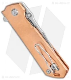 Boker Plus Kihon Spring Assisted Knife Copper (3.5" Stonewash) 01BO165 -Boker Boker Plus Kihon SA Copper SW BHQ 120657 jr side