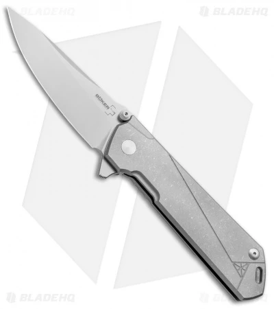 Boker Plus Kihon Frame Lock Knife Titanium (3.25" Satin) 01BO773 3 Boker Plus Kihon Frame Lock Knife Titanium (3.25" Satin) 01BO773