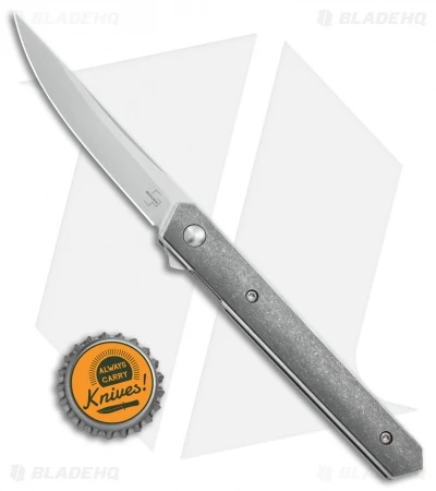 Boker Plus Kwaiken Air Mini Liner Lock Knife Gray Titanium (3" VG-10) 01BO326 6 Boker Plus Kwaiken Air Mini Liner Lock Knife Gray Titanium (3" VG-10) 01BO326 - Image 4