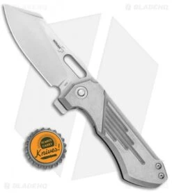 Boker Plus Leviathan Frame Lock Knife Stainless (3.1" Stonewashed) 01BO752 9 Boker Plus Leviathan Frame Lock Knife Stainless (3.1" Stonewashed) 01BO752 -Boker Boker Plus Leviathan FL Stainless SW 01BO752 BHQ 97548 jr bottlecap