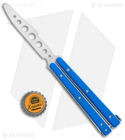 Boker Plus Mini Balisong Trainer Blue G-10 (3.25" Satin) 01BO716SOI 6 Boker Plus Mini Balisong Trainer Blue G-10 (3.25" Satin) 01BO716SOI - Image 4