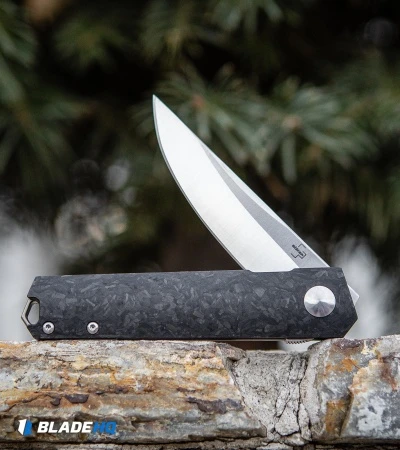 Boker Plus Kwaiken Compact Flipper Knife Marble Carbon Fiber (3" Satin) 01BO231 7 Boker Plus Kwaiken Compact Flipper Knife Marble Carbon Fiber (3" Satin) 01BO231 - Image 5