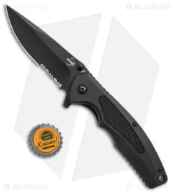Boker Plus Gemini NGA Spring Assisted Flipper Knife Black (3.5" Black) 01BO506 -Boker Boker Plus NGA Assisted Opening 01BO506 BHQ 131459 td size