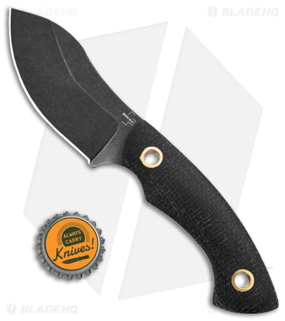 Boker Plus Nessmi Pro Exclusive Fixed Blade Knife Black Micarta (2.75" D2) 6 Boker Plus Nessmi Pro Exclusive Fixed Blade Knife Black Micarta (2.75" D2) - Image 4