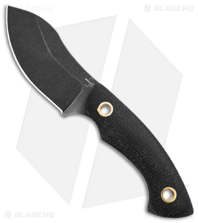 Boker Plus Nessmi Pro Exclusive Fixed Blade Knife Black Micarta (2.75" D2) 3 Boker Plus Nessmi Pro Exclusive Fixed Blade Knife Black Micarta (2.75" D2)