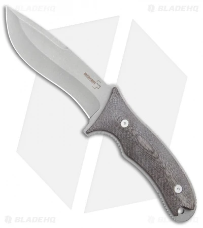 Boker Plus Orca Gen 2 Pro Fixed Blade Gray Micarta (3.375" Satin) 02BO015 3 Boker Plus Orca Gen 2 Pro Fixed Blade Gray Micarta (3.375" Satin) 02BO015