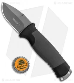 Boker Plus Outdoorsman Mini Fixed Blade Knife Gray (2.25" Gray) -Boker Boker Plus Outdoorsman Mini Gray Gray 02BO024 BHQ 111240 jr bottlecap