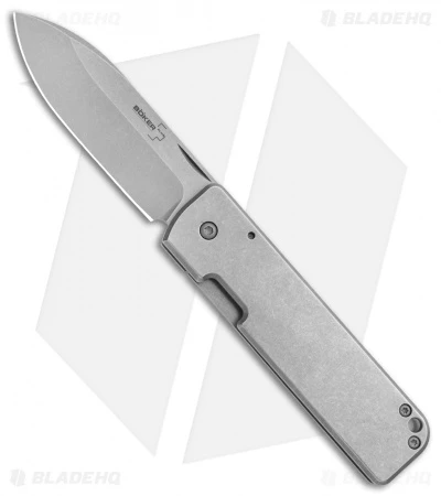 Boker Plus Panchenko Lancer Frame Lock Knife Stainless (2.76" Stonewash) 01BO464 3 Boker Plus Panchenko Lancer Frame Lock Knife Stainless (2.76" Stonewash) 01BO464