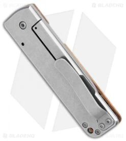 Boker Plus Panchenko Lancer 42 Frame Lock Knife Zebrawood (2.75" SW) 01BO466 9 Boker Plus Panchenko Lancer 42 Frame Lock Knife Zebrawood (2.75" SW) 01BO466 -Boker Boker Plus Panchenko Lancer 42 FL Zebra Wood SW 01BO466 BHQ 108435 jr side